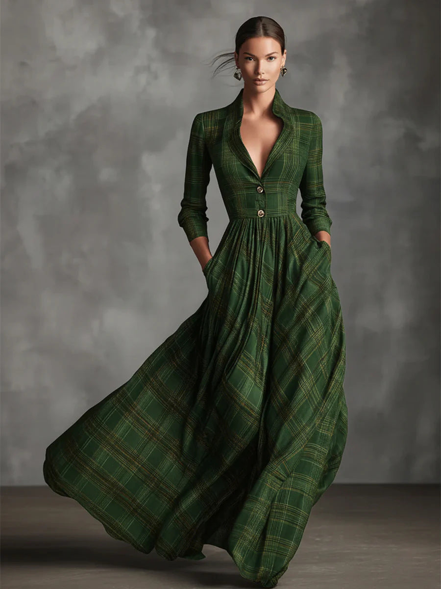 ODESSA | Elegant Vintage Maxi Dress