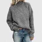 AERYNNA | Cable-Knit Classic Knit Sweater