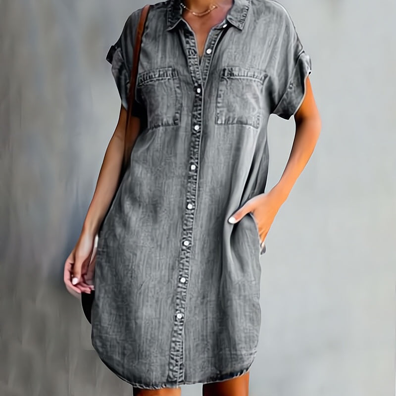 SAYLOR | Button-Down Shirt Dress