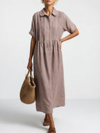 LYSANDRA | Long Shirt Dress