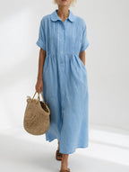 LYSANDRA | Long Shirt Dress