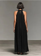 ALIETTE | Flowy Maxi Dress With Ruffles And Pockets