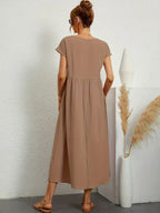 GABRIELLE | Flowing Midi Dress With Timeless Elegance