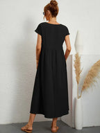 GABRIELLE | Flowing Midi Dress With Timeless Elegance