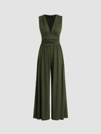 CHARITY | Chic Sleeveless Wide-Leg Jumpsuit