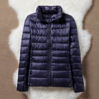 ULLA | Navy Blue Classic Padded Jacket