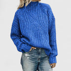 AERYNNA | Cable-Knit Classic Knit Sweater