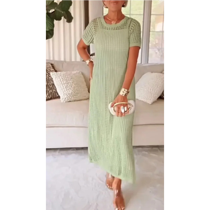 Bethanytm Cut-Out Long Maxi Dress + Free Inner Dress