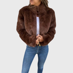 AMELINE | Women’S Teddy Thermal Fleece Jacket