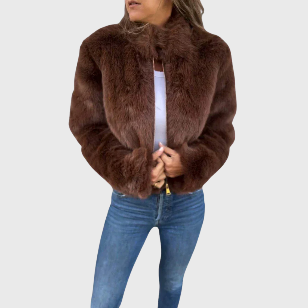 AMELINE | Women’S Teddy Thermal Fleece Jacket
