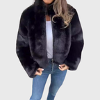 AMELINE | Women’S Teddy Thermal Fleece Jacket