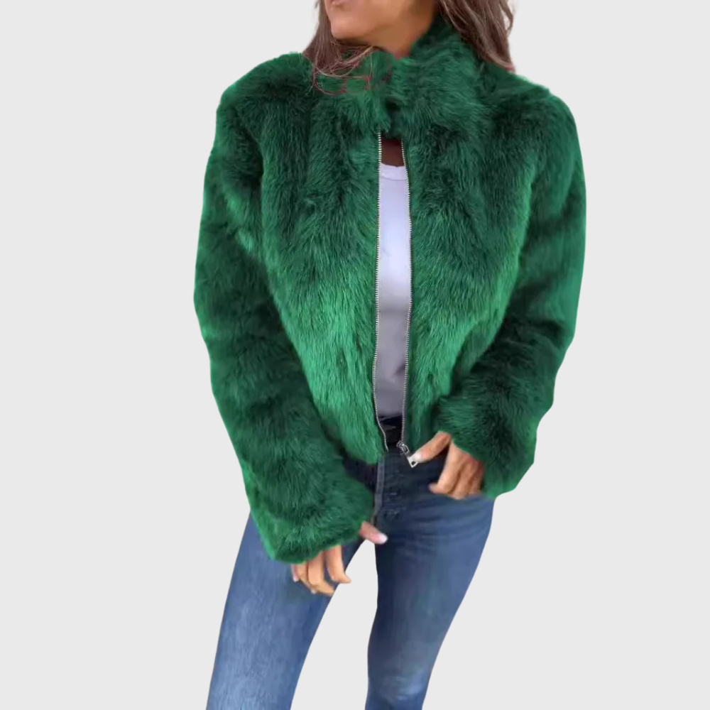 AMELINE | Women’S Teddy Thermal Fleece Jacket