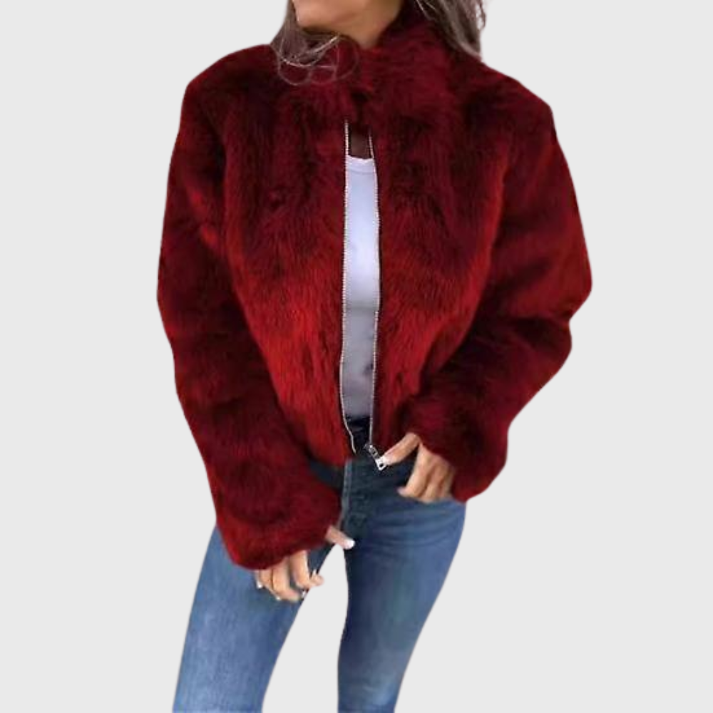 AMELINE | Women’S Teddy Thermal Fleece Jacket
