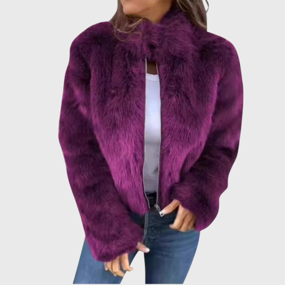 AMELINE | Women’S Teddy Thermal Fleece Jacket