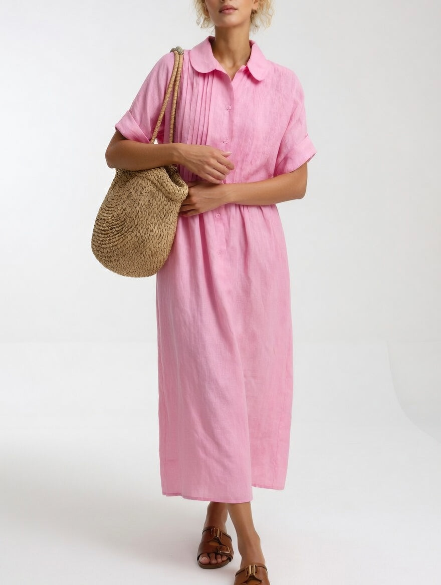 LYSANDRA | Long Shirt Dress