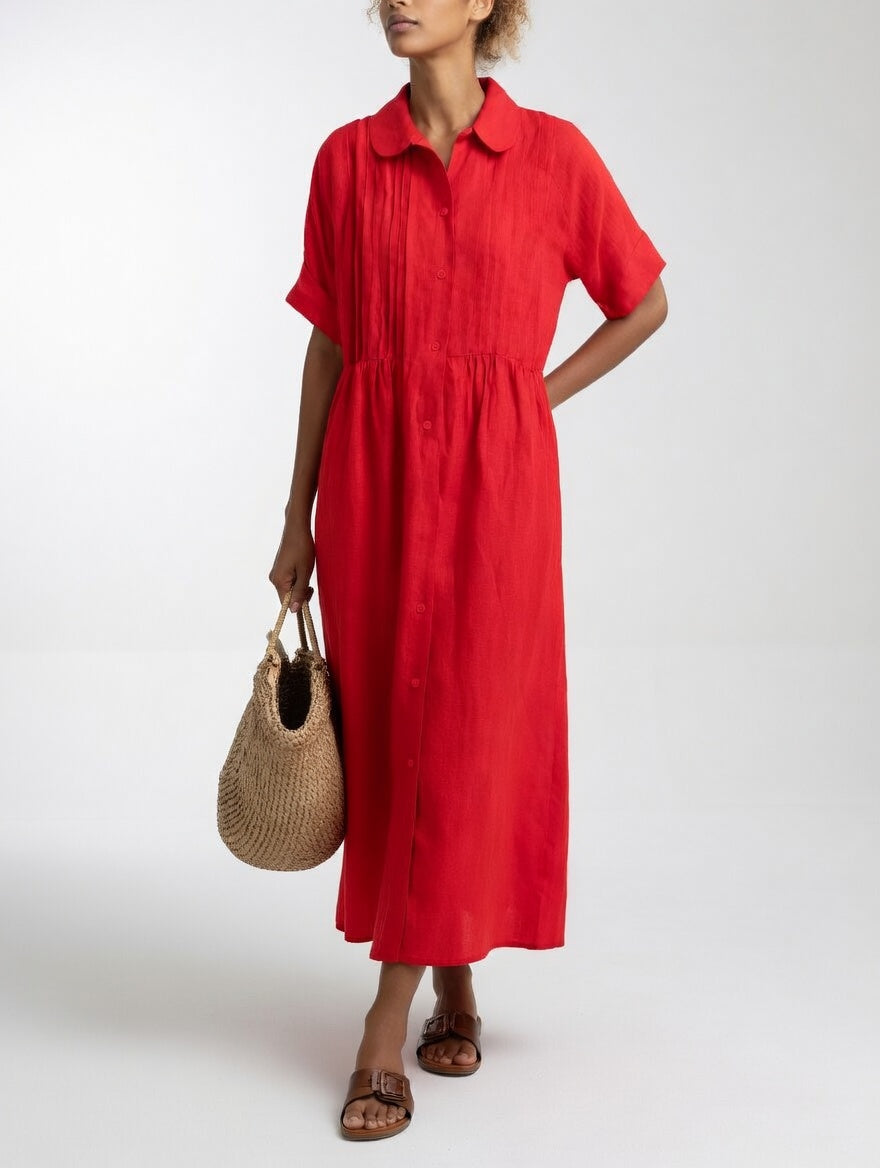 LYSANDRA | Long Shirt Dress