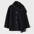 ZYRA | Fringed Scarf Jacket