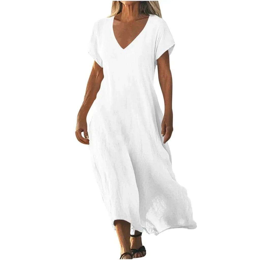 ROSALYNN | Flowing Summer Maxi Dress