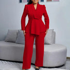 MAYA | Stylish Formal Suit Set With Tailored Long Blazer