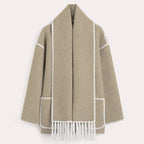 ZYRA | Fringed Scarf Jacket