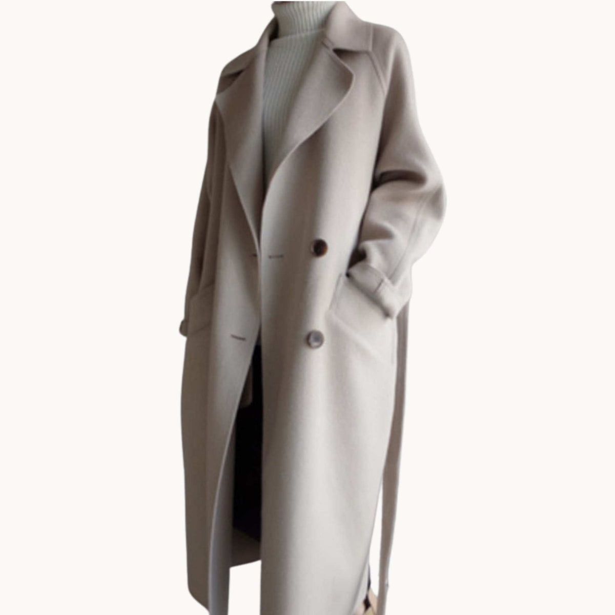 CERYS | Collared Caramel Trench Coat