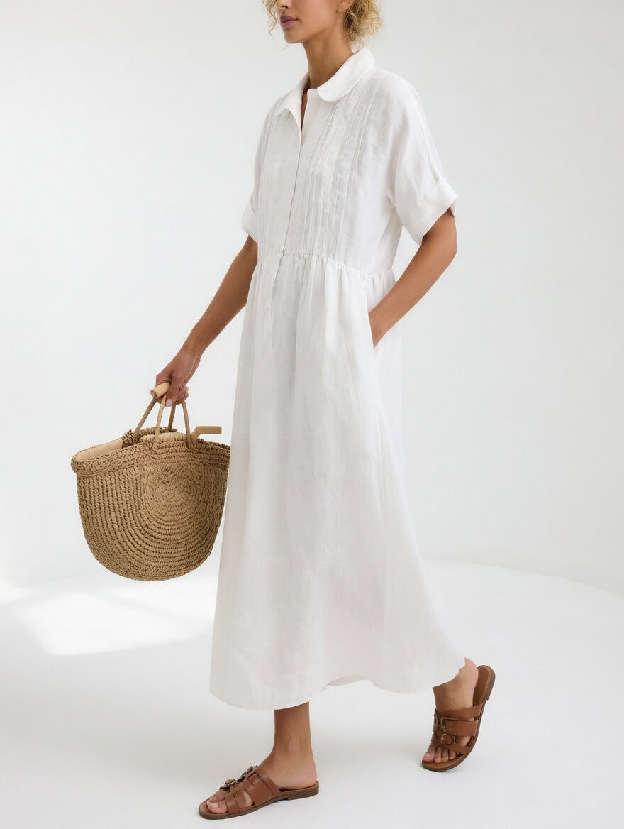 LYSANDRA | Long Shirt Dress