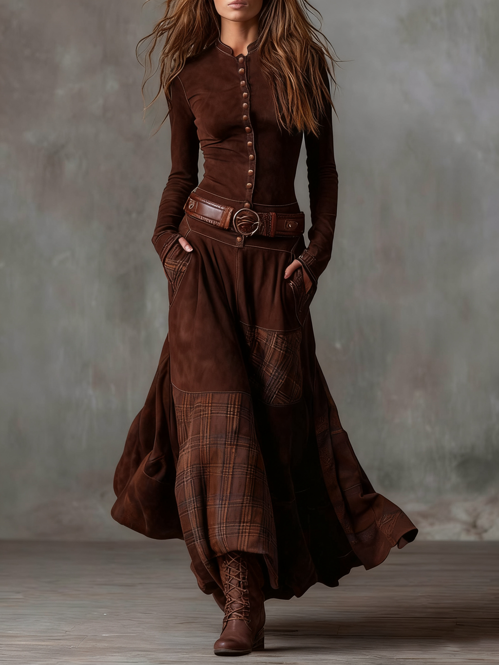 EMILY | Belted Dress