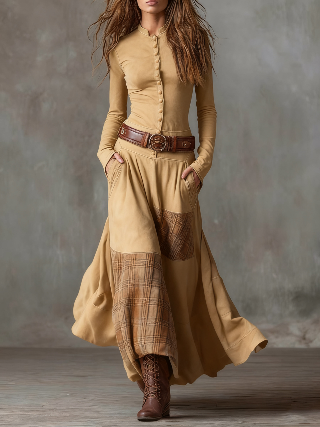 EMILY | Belted Dress