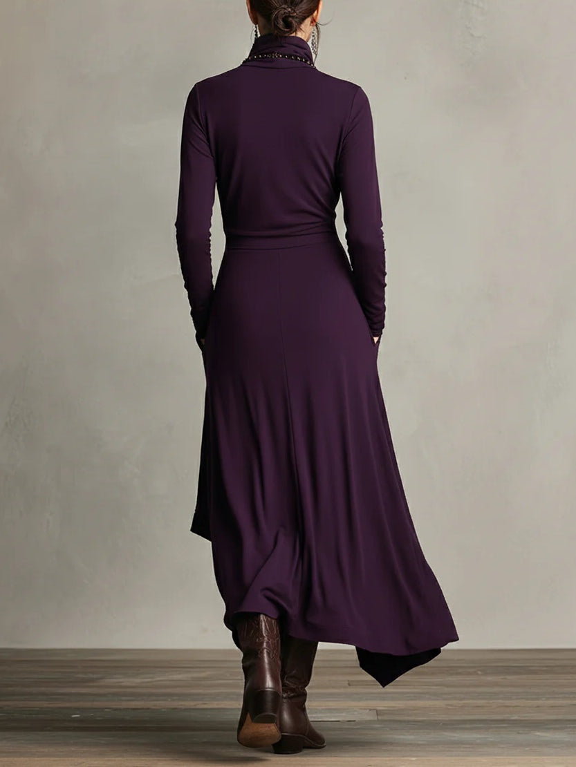 LIORAH | Draped Elegant Maxi Dress