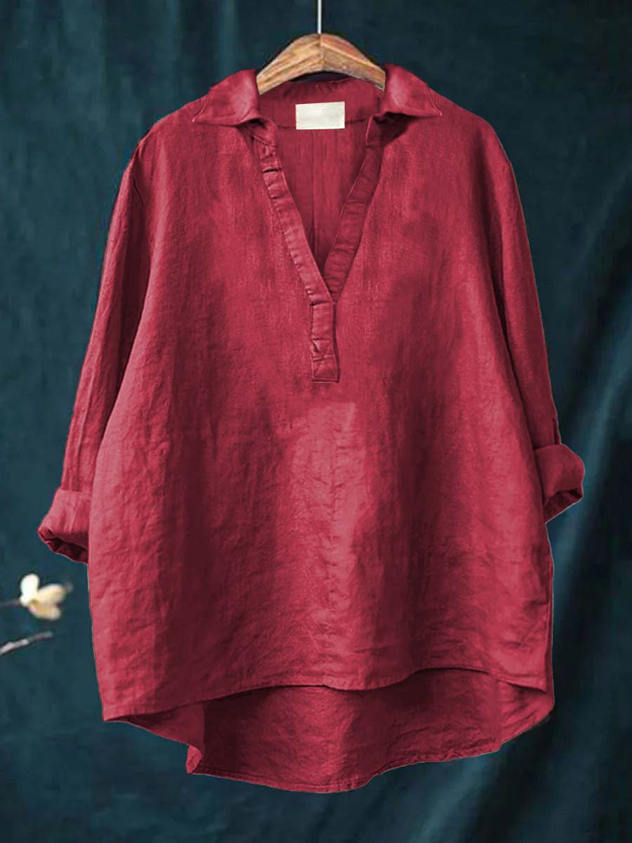 NERINA | Collared Everyday Blouse Textured