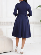 OLIVIA | Tie-Waist Midi Dress