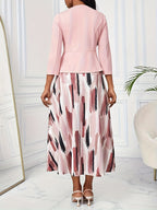 AMELIE | Printed Belted Two-Piece Set