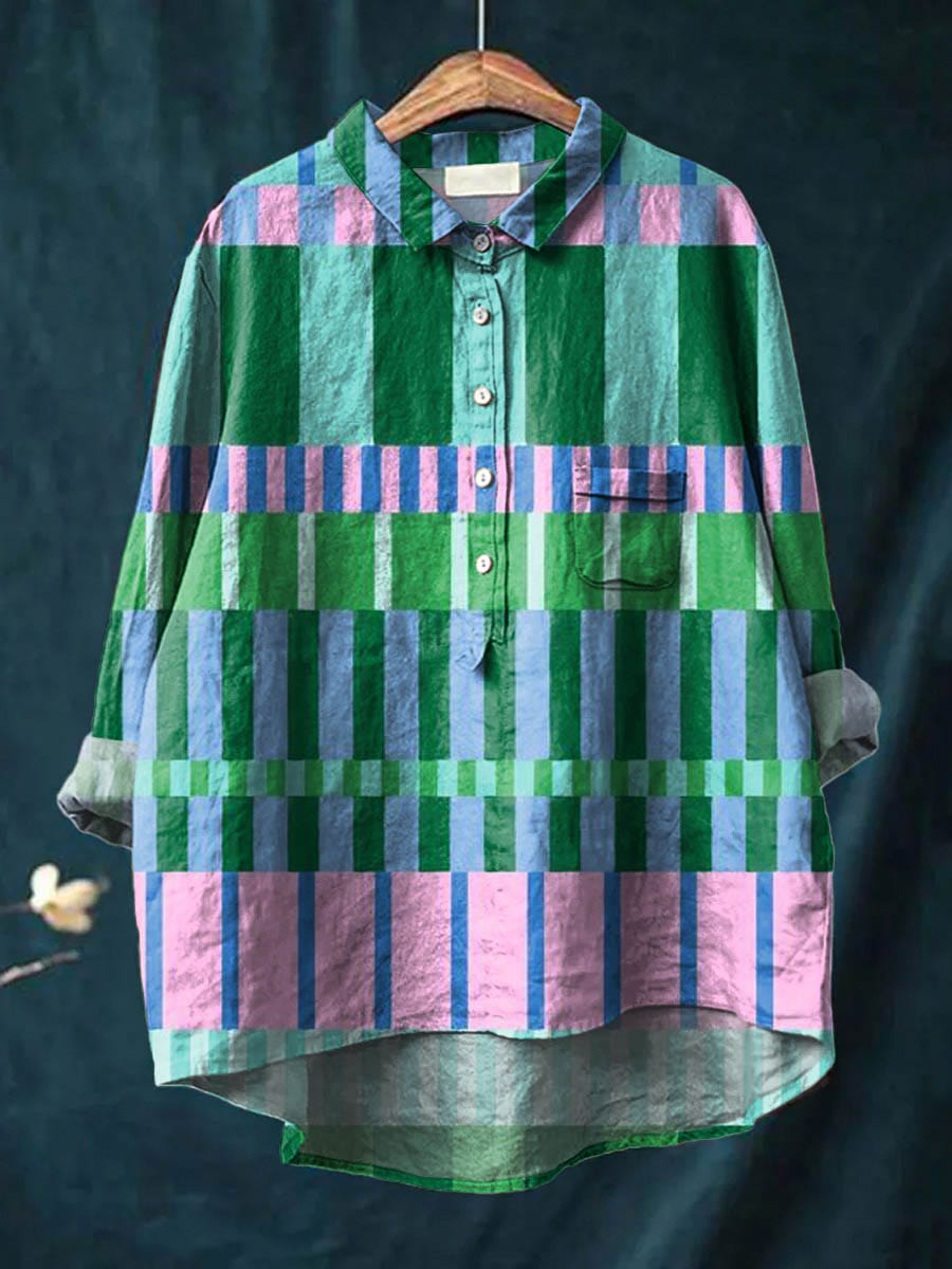 NOVALIE | Checked Everyday Blouse