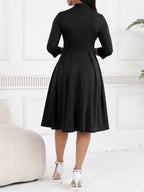OLIVIA | Tie-Waist Midi Dress