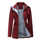 EVANIA | Striped Waterproof Jacket
