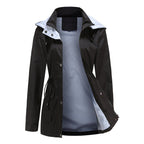 EVANIA | Striped Waterproof Jacket