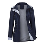 EVANIA | Striped Waterproof Jacket