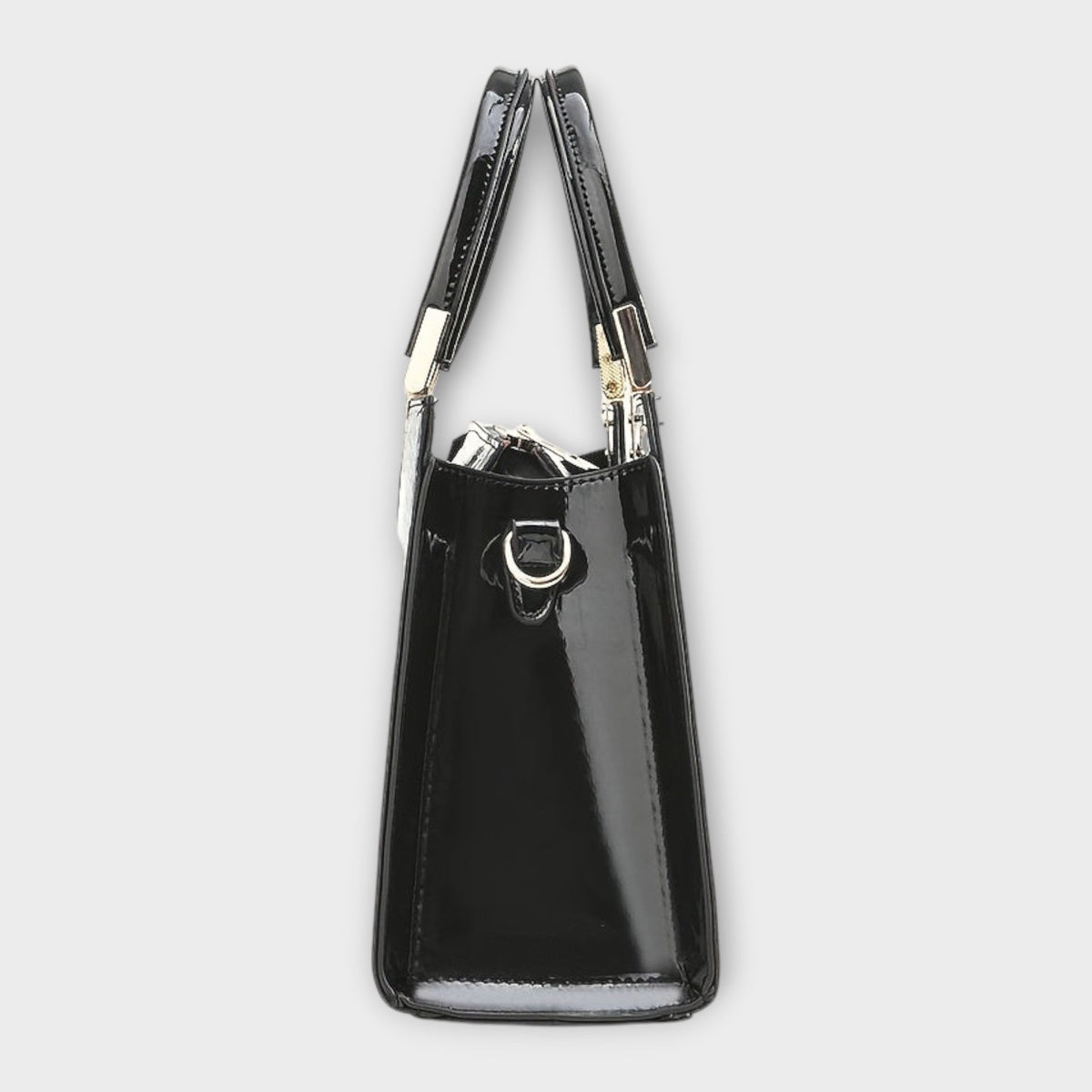 MAISON | Shiny Crocodile Skin Pattern Handbag