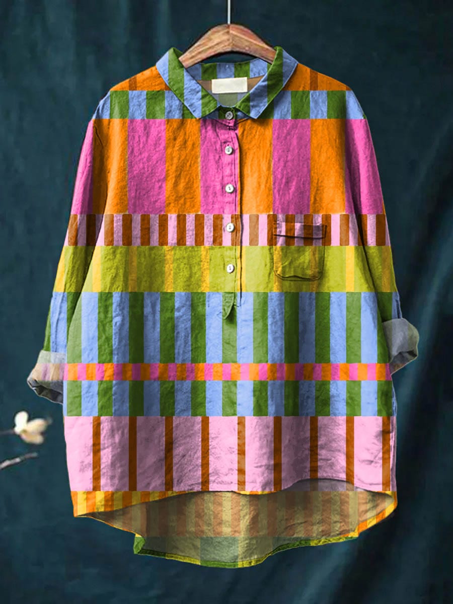 NOVALIE | Checked Everyday Blouse