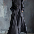 NOEL | Vintage Winter Dress With Pockets