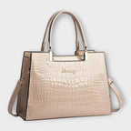 MAISON | Shiny Crocodile Skin Pattern Handbag