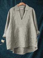 CELESTINE | Collared Everyday Blouse Relaxed