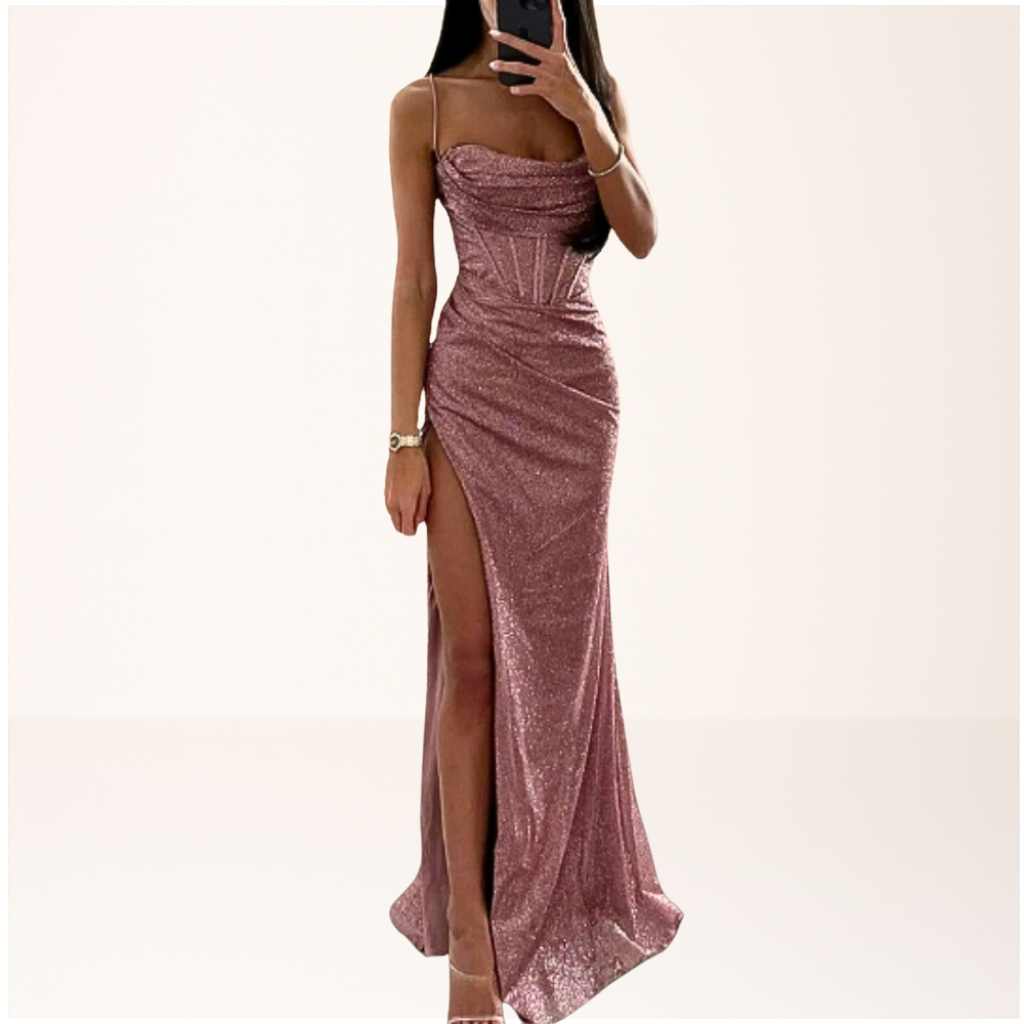 HARRYTE | Sequin Evening Maxi Dress