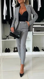 ELENORE | Double-Breasted Blazer Suit