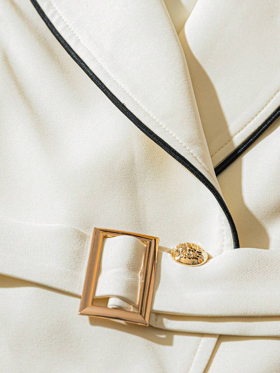 SOFJA | Elegant Vest With Belt