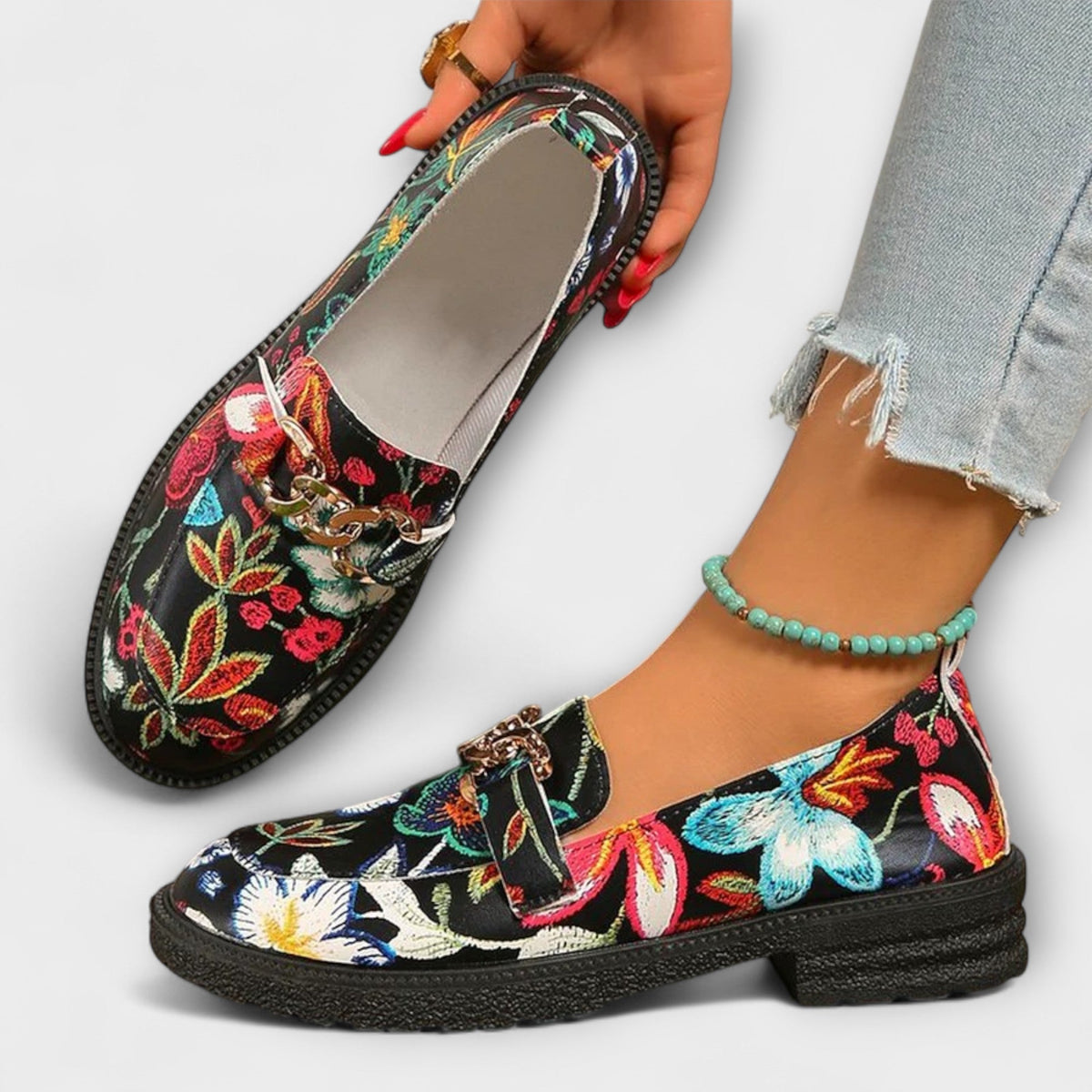 CAMILLE | Bold Multicolor Loafers