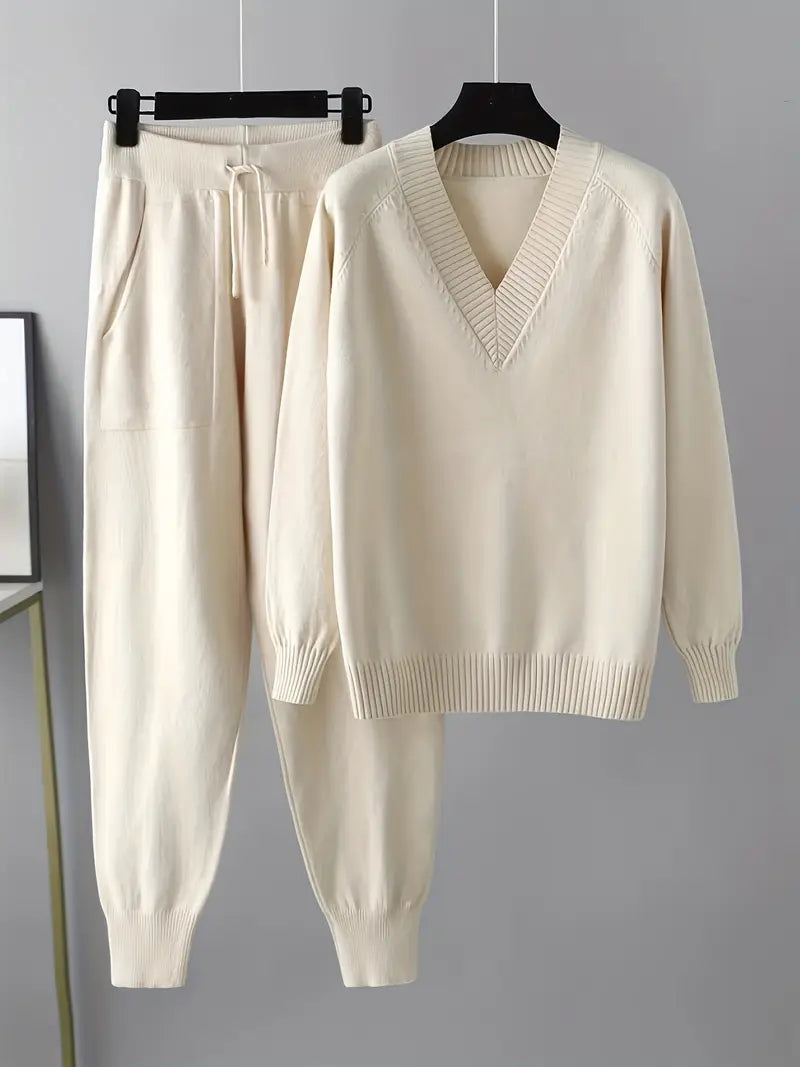 EVARIS | Long Sleeve Two-Piece Set