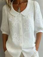 Lightweight Floral Blouse With Natural Elegance