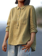 FENORA | Collared Everyday Blouse Everyday