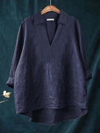 CELESTINE | Collared Everyday Blouse Relaxed